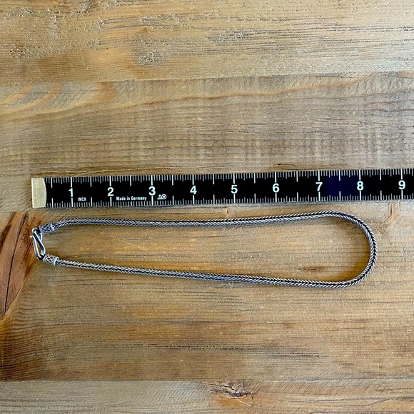 Bali Silver Woven Necklace - Picture 4 of 8